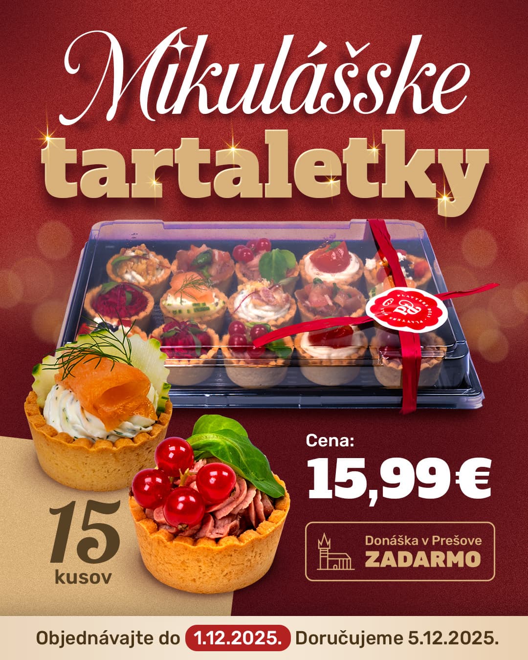 Mikulášske tartaletky Platters Deli